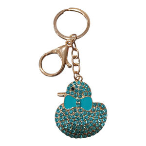 Duck your Favorite Valentine! Cute Blue Ducky Keychain Purse Backpack Charm!